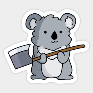 Crazy koala! Sticker